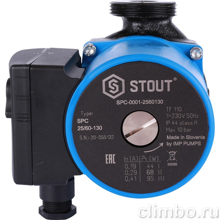 STOUT Насос циркуляционный 25/60-130 — фото товара