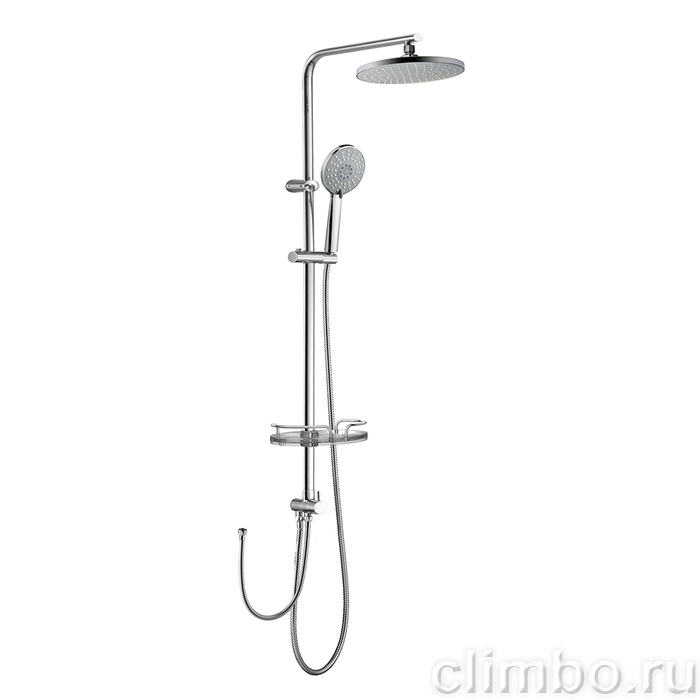 Душевой гарнитур с верхней лейкой, Elansa shower, IDDIS, ELASB3FI76 — фото товара