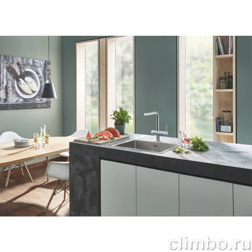 Смеситель для кухни GROHE Blue Pure Minta, хром (31721000) — фото товара