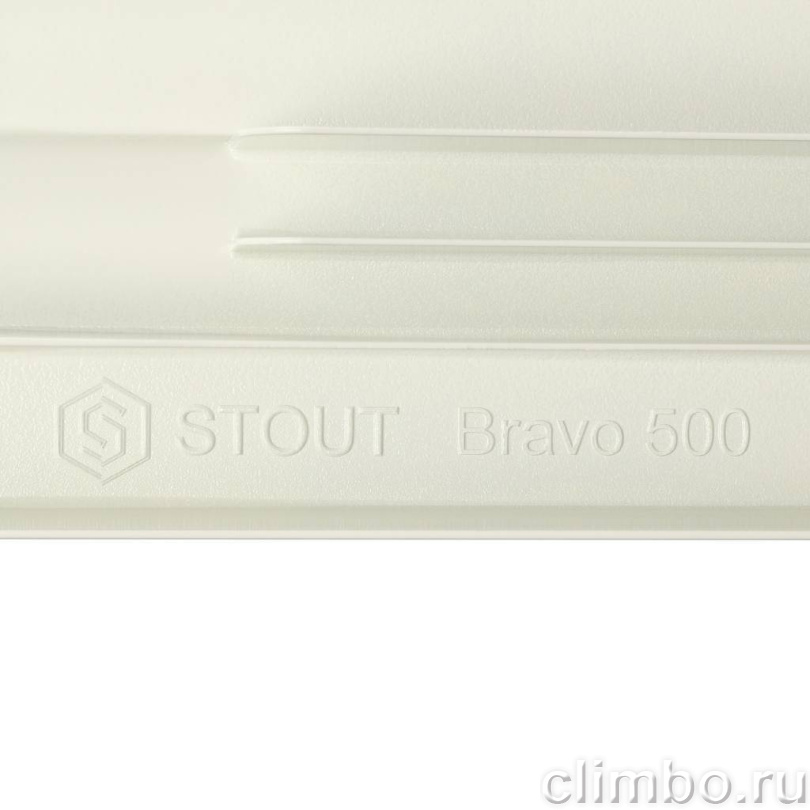 Алюминиевый секционный радиатор Stout Bravo 500 - 8 секц. — фото товара