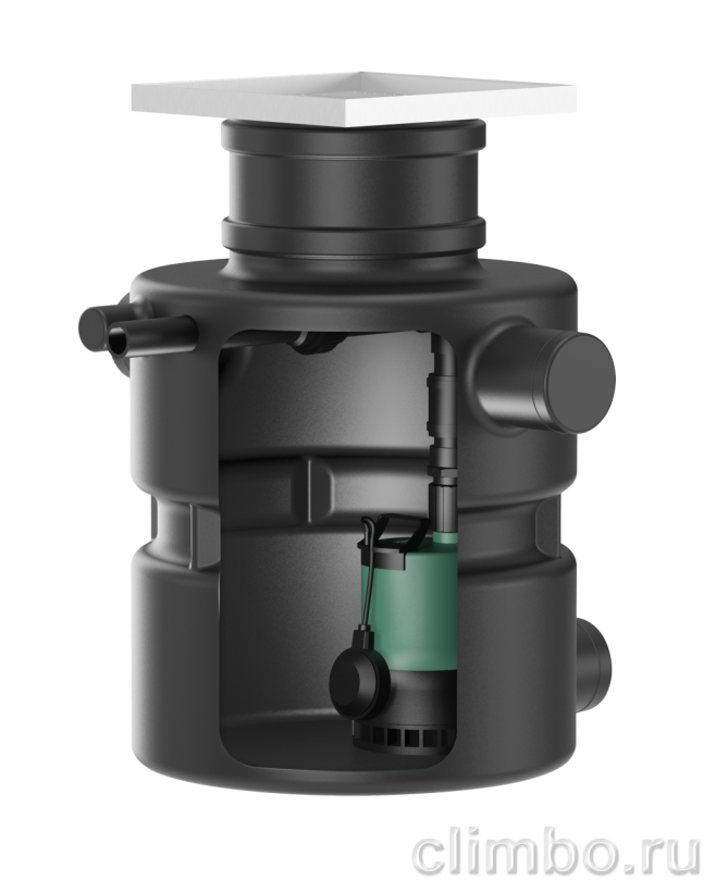 Компактная напорная установка для отвода сточных вод WILO DRAINLIFT BOX 32/8 — фото товара