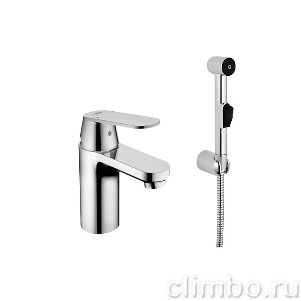 Смеситель для раковины GROHE Eurosmart Cosmopolitan с гигиеническим душем, 23125000 — фото товара