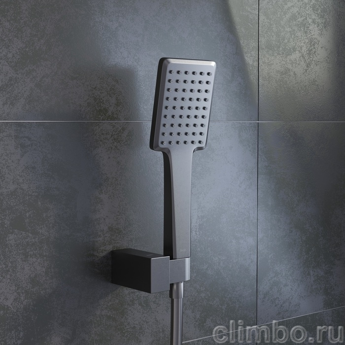 Лейка для душа, графитовая, Slide, IDDIS, SLI1F0Gi18 — фото товара