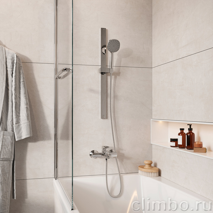 Стойка для душа, хром, Optima Home, IDDIS — фото товара