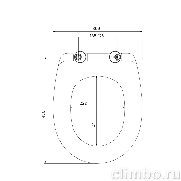 Сиденье для унитаза, дюропласт, Soft Close, Easy Fix,  IDDIS, CALDPSEi31 — фото товара