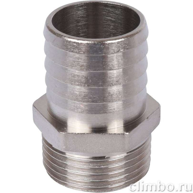 STOUT Штуцер НР никелированный 1"x30 — фото товара