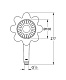 Ручной душ GROHE Rainshower Icon 100 (1 режим), 26115TY0 — фото товара