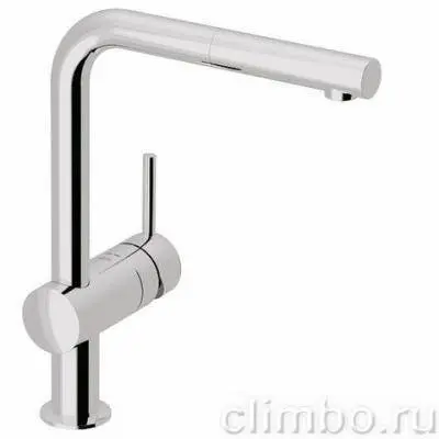 Смеситель для кухни grohe minta с выдвижным l изливом хром 32168000