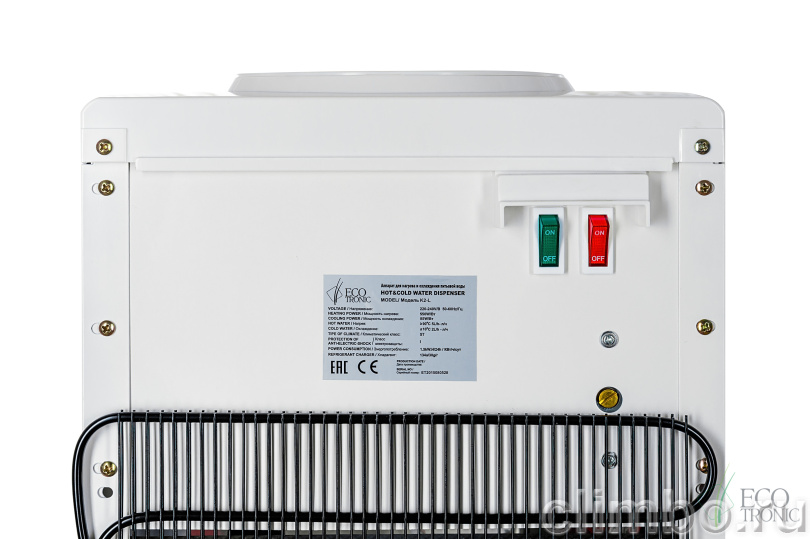 Кулер Ecotronic K2-L White-black — фото товара