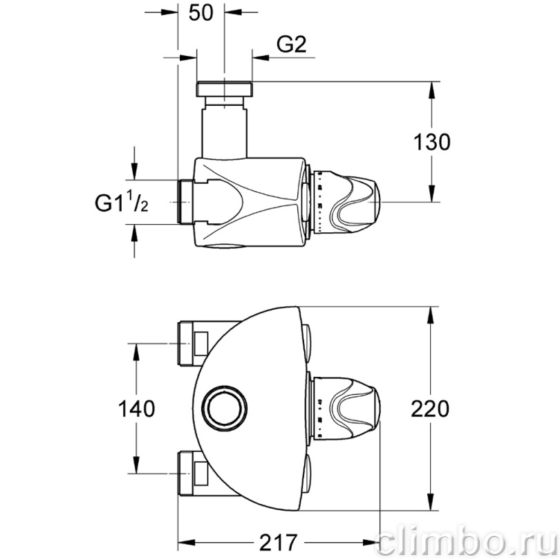 Термостат для душа GROHE Grohtherm XL, 35087000 — фото товара