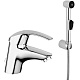 Смеситель для раковины GROHE Eurosmart с цепочкой и гигиеническим душем, 23124000 — фото товара