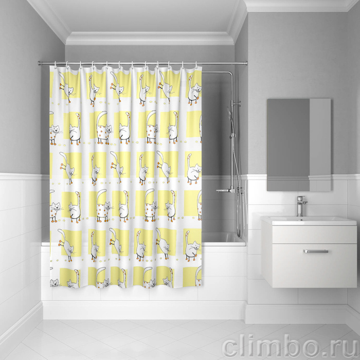 Штора для ванной комнаты, 180*180см, PEVA, P26PV11i11, IDDIS — фото товара