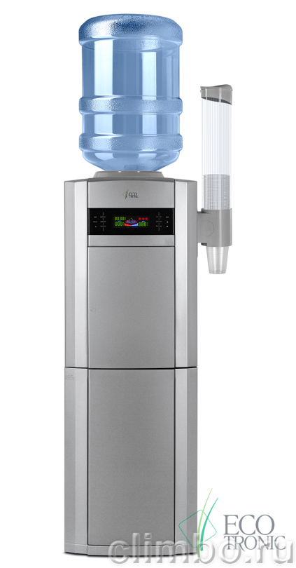 Кулер Ecotronic G21-LSPM Silver со шкафчиком-озонатором — фото товара