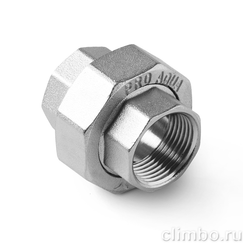 PA Соединение разъемное прямое резьбовое ВР, 3/4 x 3/4 — фото товара