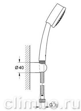 Ручной душ GROHE Power&Soul Cosmopolitan 115 (2 режима), 27660000 — фото товара