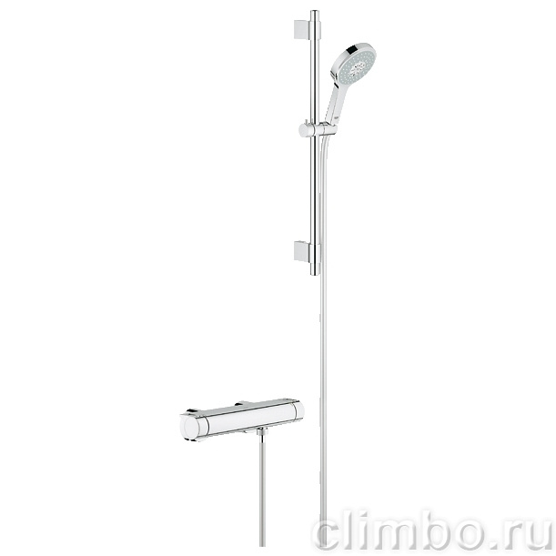 Термостат для душа GROHE Grohtherm 2000 с душевым гарнитуром, 34281001 — фото товара