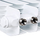 STOUT Space 500 9 секций радиатор биметаллический нижнее правое подключение — фото товара