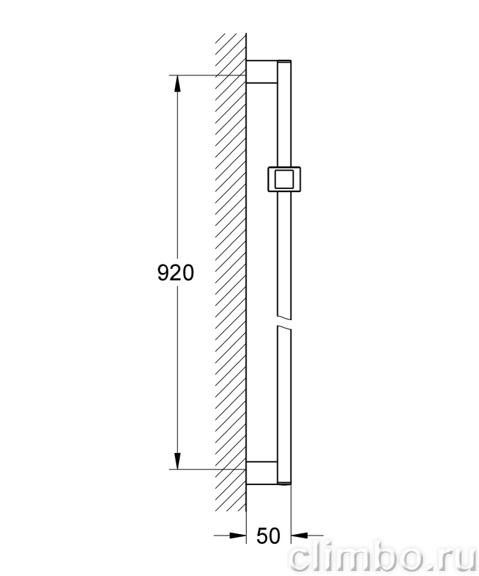 Душевая штанга GROHE Euphoria Cube 900 мм, 27841000 — фото товара
