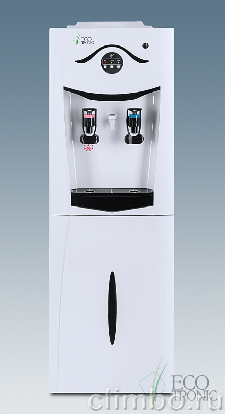 Кулер Ecotronic K21-L Carbo white+black — фото товара