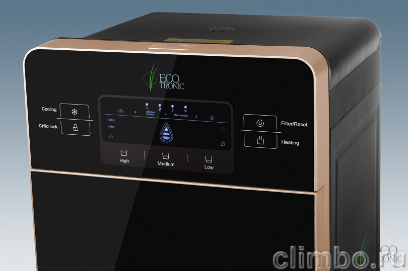 Пурифайер Ecotronic M15-LKЕ M POU black+ gold champagne (без фильтров) — фото товара