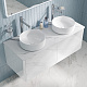 Столешница, керамогранит, 120 см, белый мрамор, Оптима Хоум (Optima Home), IDDIS, OPH12M0i89 — фото, детали конструкции