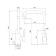 Смеситель для кухни Iddis, Kitchen K05STL0i05 — фото товара