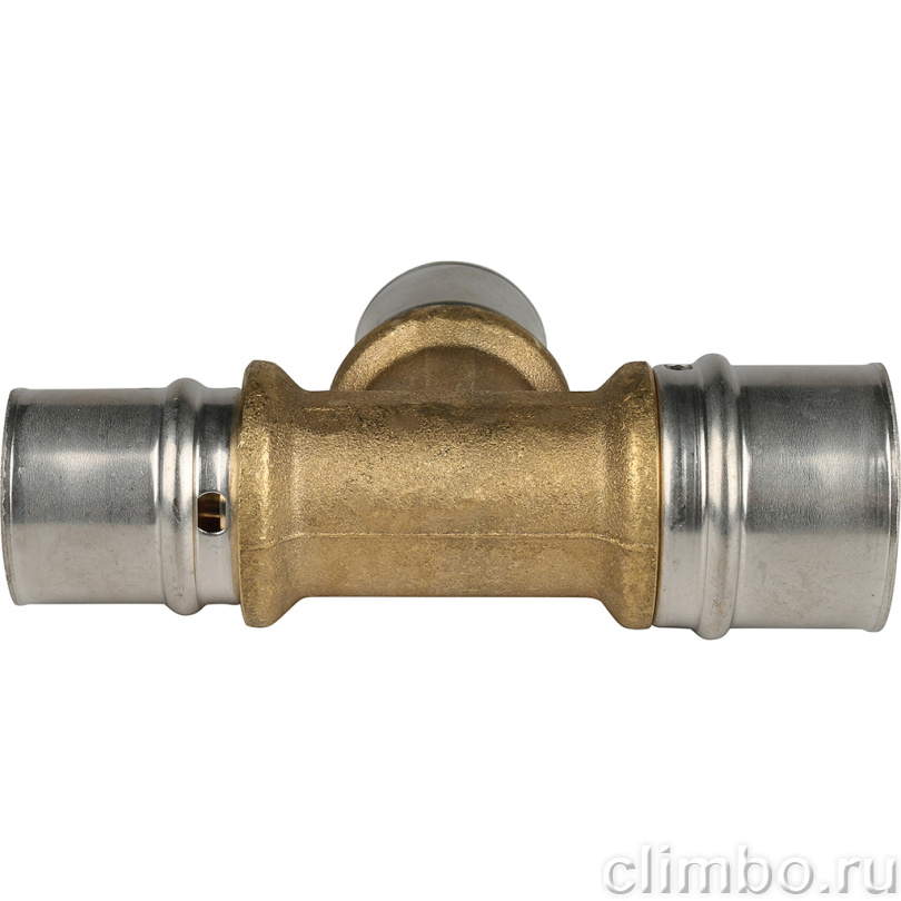 STOUT Тройник переходной 32х26х26 для металлопластиковых труб прессовой (SFP-0005-322626) — фото товара