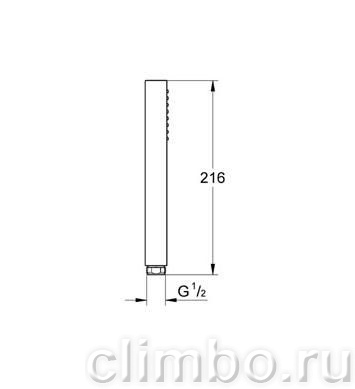 Ручной душ GROHE Euphoria Cube+ (1 режим), 27884001 — фото товара