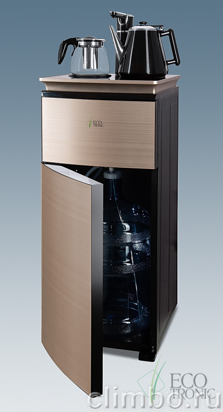 Кулер с чайным столиком Тиабар Ecotronic TB9-LN gold — фото товара