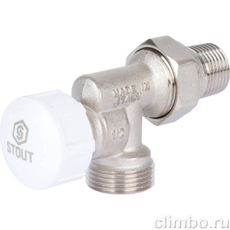 STOUT Клапан термостатический осевой, 1/2" х 3/4"ЕК — фото товара