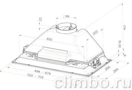 Кухонная вытяжка Faber Inca Smart HC X A 70 — фото товара