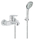 Смеситель для ванны GROHE Europlus с душевым гарнитуром, 33547002 — фото товара