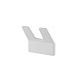 Крючок двойной сплав металлов Slide белый матовый IDDIS. — фото товара