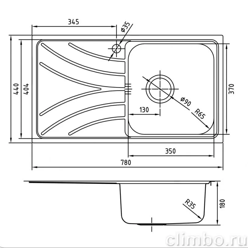 Мойка для кухни из нержавеющей стали iddis arro arr78sxi77