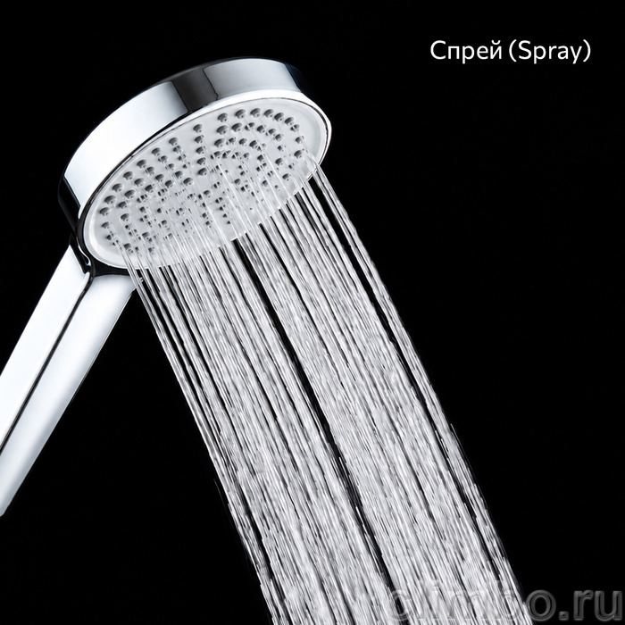 Лейка для душа, 1F, хром глянцевый, Эссеншл (Essential), Milardo, ESS1F10M18 — фото, детали конструкции