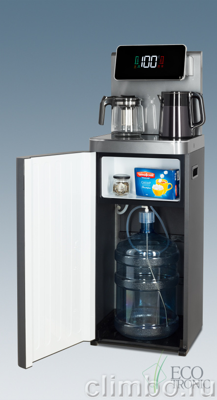 Кулер с чайным столиком Teabar Ecotronic TB45-LE graphite — фото товара