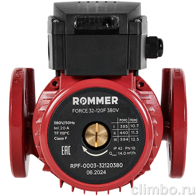 ROMMER Насос циркуляционный  32-120F 380V — фото товара