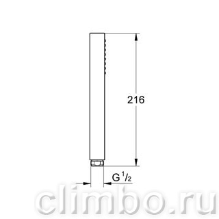 Ручной душ GROHE Euphoria Cube (1 режим), 27698000 — фото товара