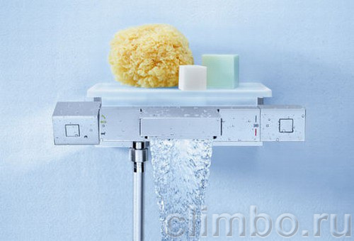 Термостат для душа GROHE Grohtherm Cube с полочкой, 34491000 — фото товара