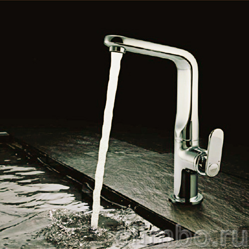 Смеситель для раковины GROHE Veris с высоким изливом, 32187000 — фото товара
