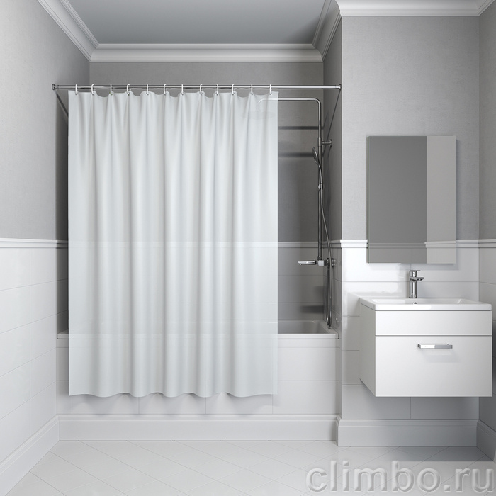 Штора для ванной комнаты, 180*180см, PEVA, P08PV11i11, IDDIS — фото товара