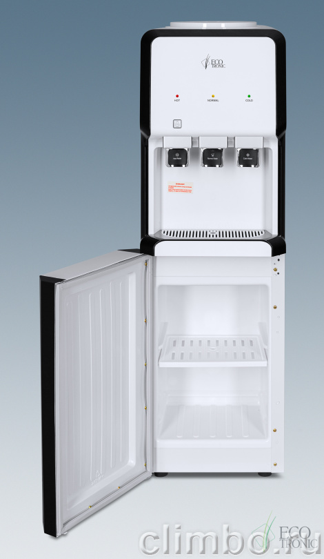 Кулер Ecotronic V33-LCE white-black со шкафчиком — фото товара