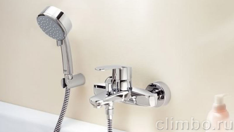 Смеситель для ванны GROHE Eurostyle Cosmopolitan с ручным душем, 33592002 — фото товара