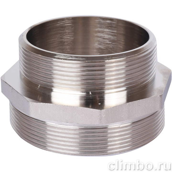 STOUT Ниппель НН переходной никелированный 3"X2"1/2 — фото товара