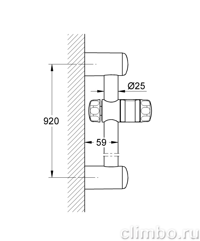Душевая штанга GROHE Tempesta 900 мм, 28253000 — фото товара