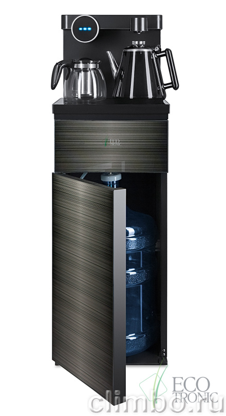 Кулер с чайным столиком Teabar Ecotronic TB12-LNR black — фото товара