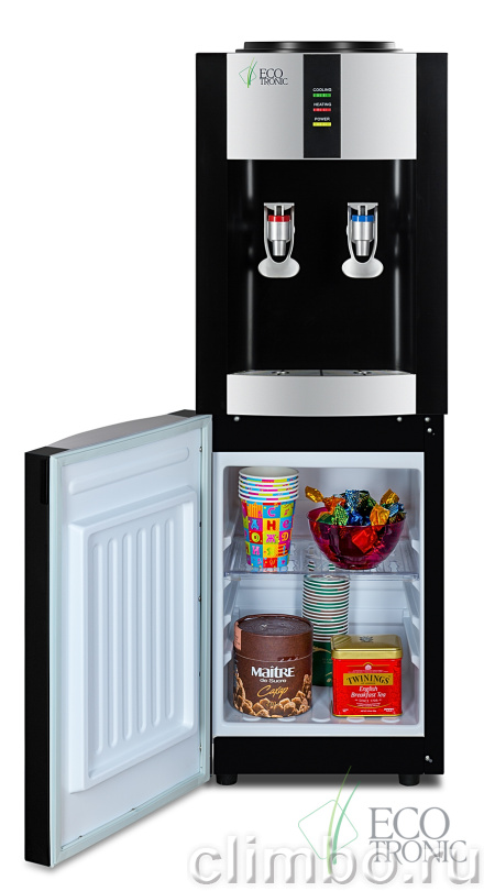 Кулер Ecotronic H1-LCE Black со шкафчиком — фото товара