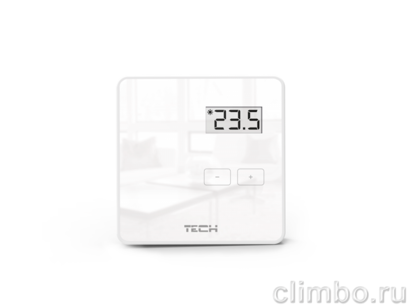 TECH проводной комнатный терморегулятор, R-10 B — фото товара