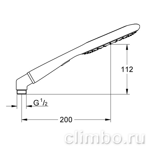 Ручной душ GROHE Rainshower Icon (2 режима), 27449000 — фото товара
