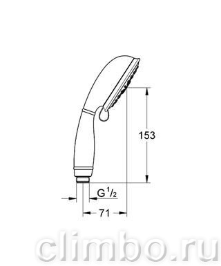 Ручной душ GROHE Tempesta Rustic (4 режима), 27608000 — фото товара